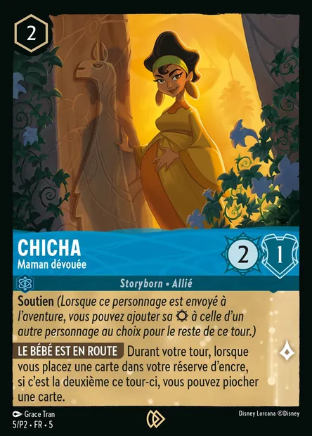 Chicha - Maman dévouée, carte Disney Lorcana P2-005 — extension P2