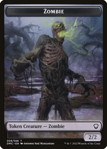 Zombie, Magic card TDMU 9 — Dominaria United Tokens set