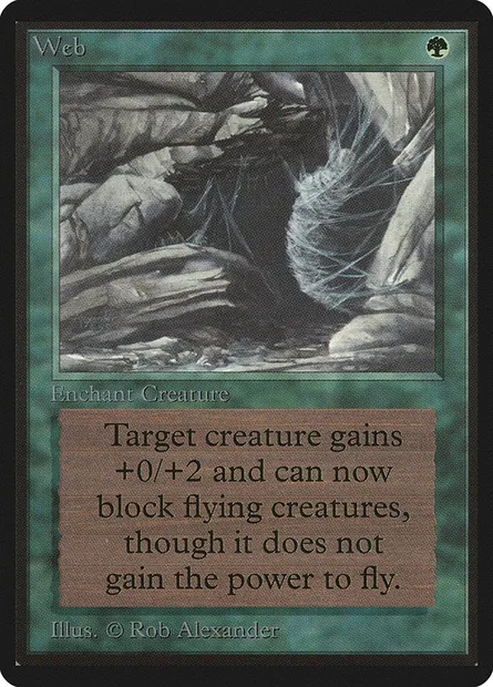 Web, Magic card LEB 229 — Limited Edition Beta set