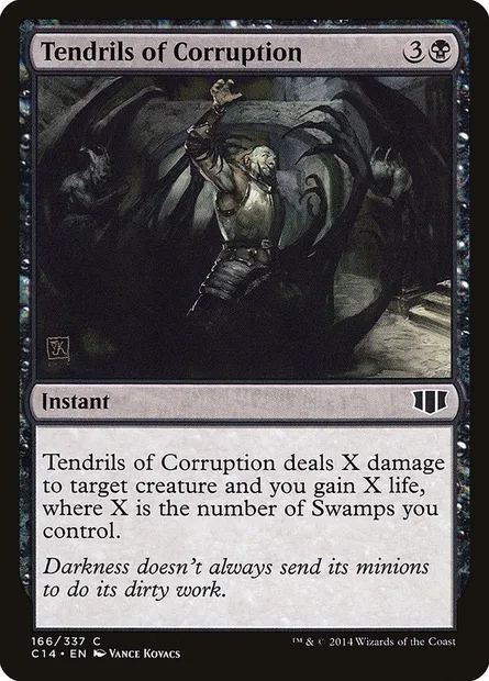 Tendrils of Corruption, Magic card C14 166 — Commander 2014 set