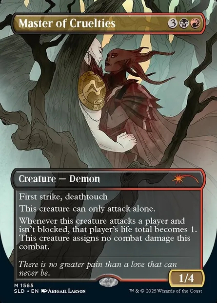Master of Cruelties, Magic card SLD 1565 — Secret Lair Drop set