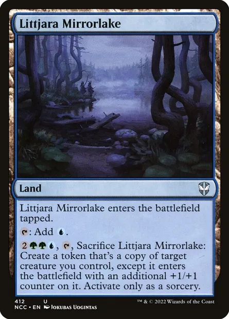 Littjara Mirrorlake, Magic card NCC 412 — New Capenna Commander set