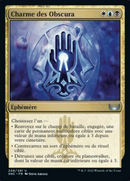 Charme des Obscura, carte Magic SNC 208 — extension Les rues de la Nouvelle-Capenna
