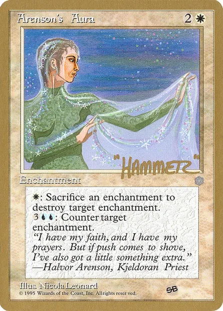 Arenson's Aura, Magic card PTC shr3sb — Pro Tour Collector Set set