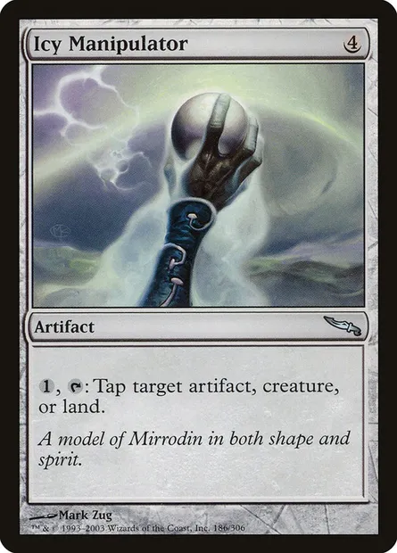 Icy Manipulator, Magic card MRD 186 — Mirrodin set