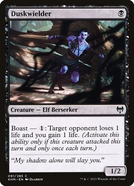 Duskwielder, Magic card KHM 91 — Kaldheim set