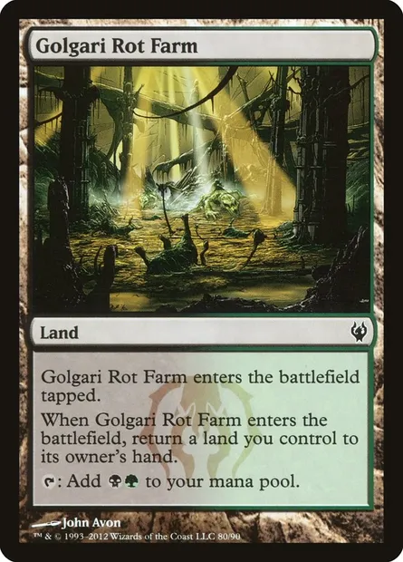 Golgari Rot Farm, Magic card DDJ 80 — Duel Decks: Izzet vs. Golgari set