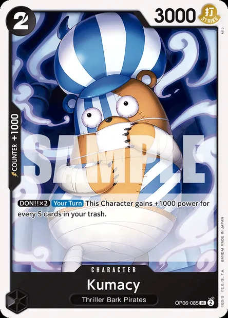 Kumacy, One Piece card OP06-085 — WINGS OF THE CAPTAIN set