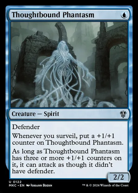 Thoughtbound Phantasm, Magic card MKC 122 — Murders at Karlov Manor Commander set