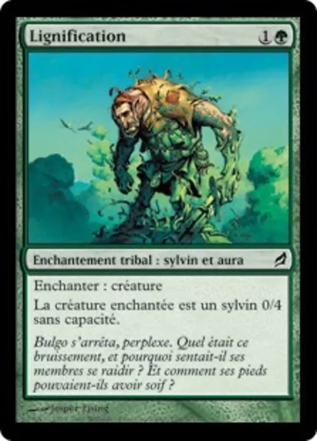 Lignification, carte Magic LRW 228 — extension Lorwyn