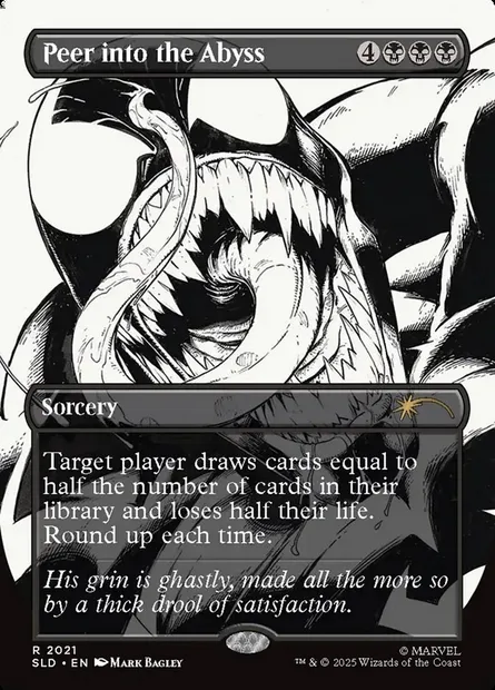Peer into the Abyss, Magic card SLD 2021 — Secret Lair Drop set