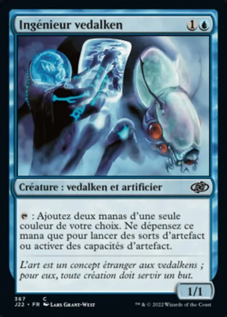 Ingénieur vedalken, carte Magic J22 367 — extension Jumpstart 2022