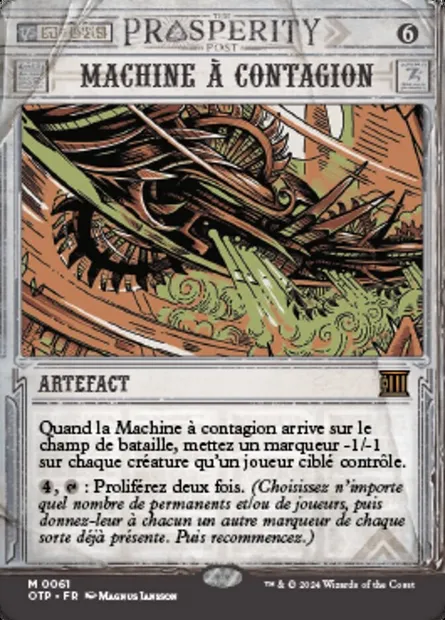 Machine à contagion, carte Magic OTP 61 — extension Breaking News