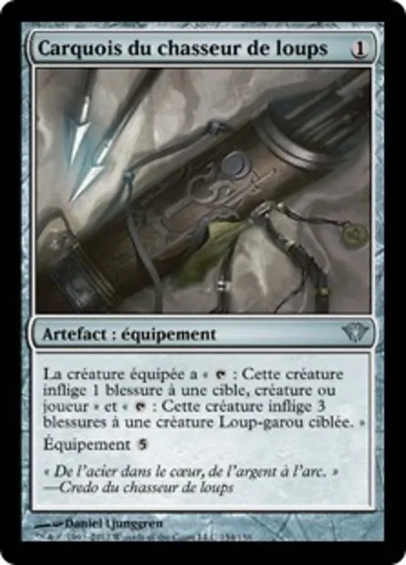 Carquois du chasseur de loups, carte Magic DKA 154 — extension Obscure Ascension