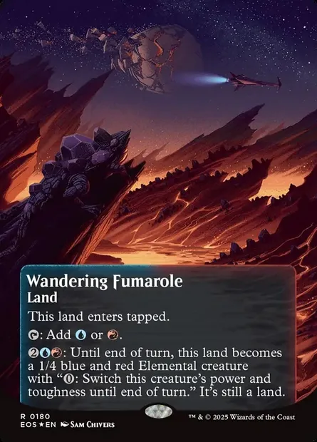 Wandering Fumarole, Magic card EOS 180 — Edge of Eternities: Stellar Sights set