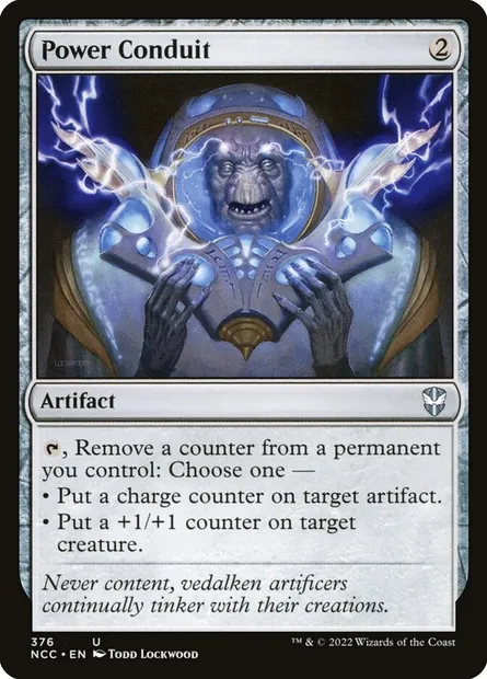 Power Conduit, Magic card NCC 376 — New Capenna Commander set