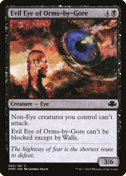Evil Eye of Orms-by-Gore, Magic card DMR 83 — Dominaria Remastered set