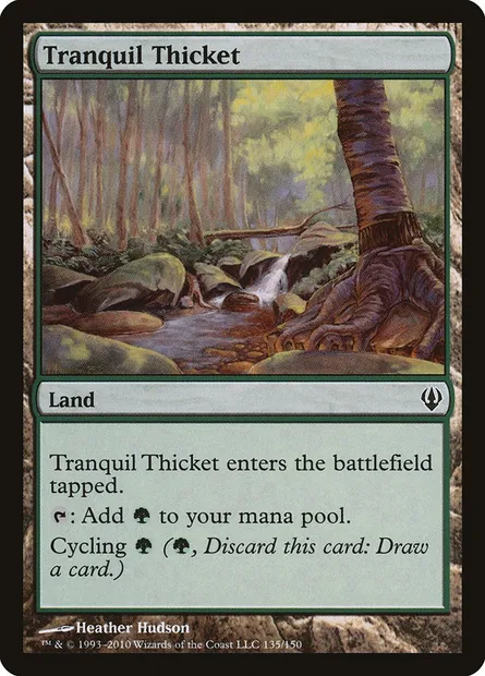 Tranquil Thicket, Magic card ARC 135 — Archenemy set