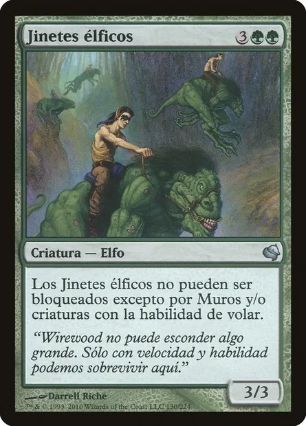 Cavaliers elfes, carte Magic PS11 130 — extension Salvat 2011