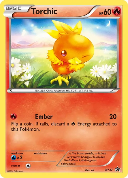 Torchic, Pokémon card XY 37 — XY Black Star Promos set