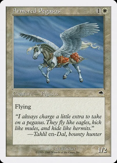 Armored Pegasus, Magic card BRB 7 — Battle Royale Box Set set