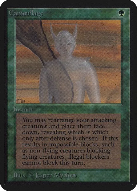 Camouflage, Magic card LEA 187 — Limited Edition Alpha set