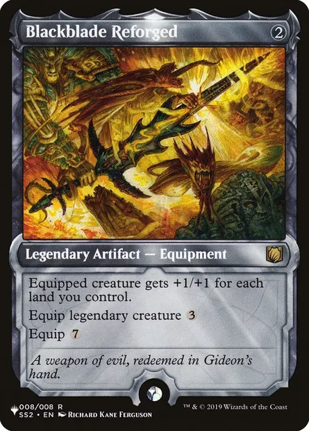 Lamenoire reforgée, carte Magic PLST SS2-8 — extension The List