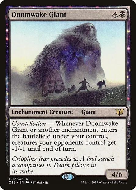Doomwake Giant, Magic card C15 121 — Commander 2015 set