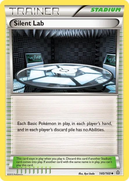 Silent Lab, Pokémon card PRC 140 — Primal Clash set