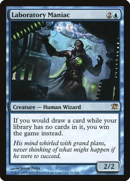 Laboratory Maniac, Magic card ISD 61 — Innistrad set