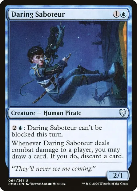 Daring Saboteur, Magic card CMR 64 — Commander Legends set