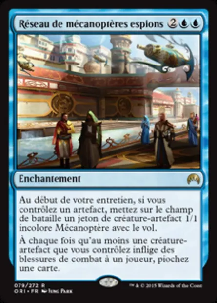 Réseau de mécanoptères espions, carte Magic ORI 79 — extension Magic Origines