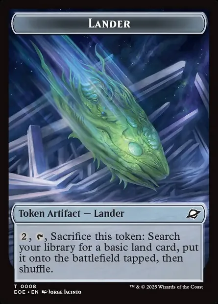 Lander, Magic card TEOE 8 — Edge of Eternities Tokens set