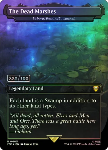 Urborg, Tomb of Yawgmoth, Magic card LTC 405z — Tales of Middle-earth Commander set