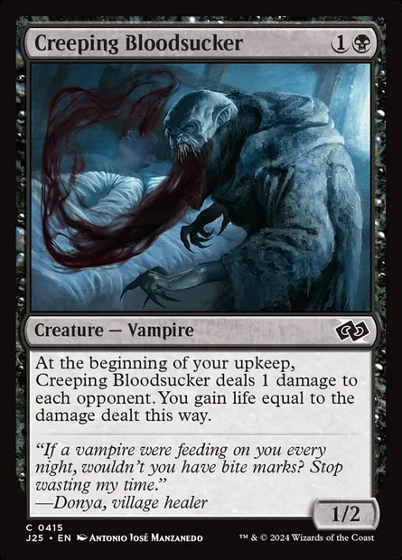 Creeping Bloodsucker, Magic card J25 415 — Foundations Jumpstart set
