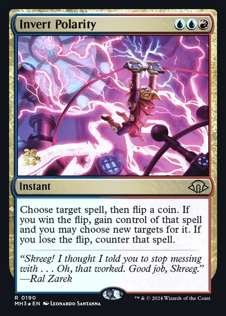 Interversion de polarité, carte Magic PMH3 190s — extension Modern Horizons 3 Promos