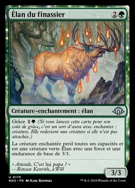 Élan du finassier, carte Magic MH3 175 — extension Modern Horizons 3