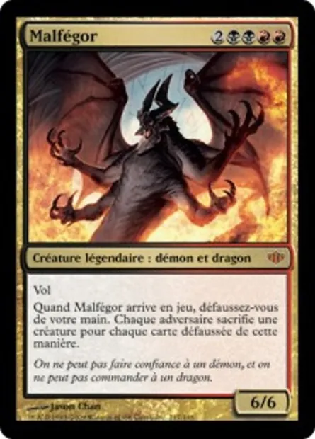 Malfégor, carte Magic CON 117 — extension Conflux