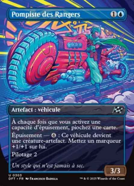 Pompiste des Rangers, carte Magic DFT 303 — extension Aetherdrift