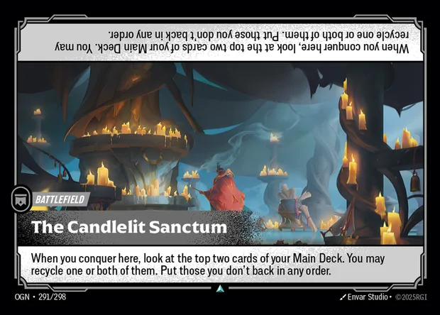 The Candlelit Sanctum, carte Riftbound OGN 291 — extension Origins