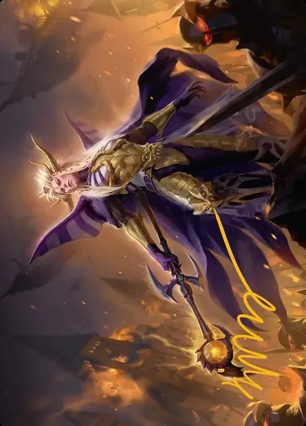 The Emperor of Palamecia // The Emperor of Palamecia, carte Magic AFIN 13 — extension Final Fantasy Art Series