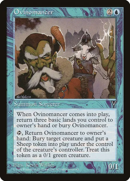 Ovinomancer, Magic card VIS 39 — Visions set