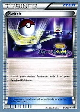 Switch, Pokémon card WCD15 095-3 — World Championship Decks 2015 set