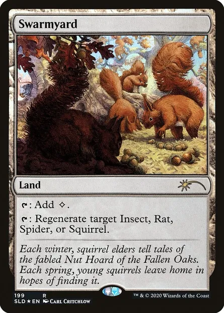 Swarmyard, Magic card SLD 199 — Secret Lair Drop set