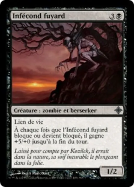 Infécond fuyard, carte Magic ROE 109 — extension L'ascension des Eldrazi
