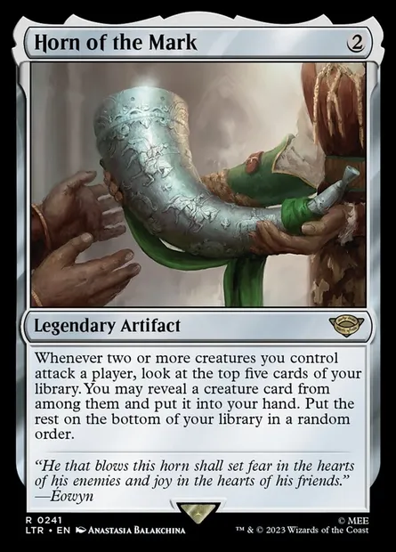 Horn of the Mark, Magic card LTR 241 — The Lord of the Rings: Tales of Middle-earth set