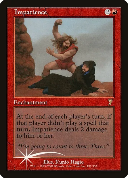 Impatience, Magic card 7ED 197★ — Seventh Edition set