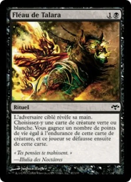 Fléau de Talara, carte Magic EVE 47 — extension Coucheciel
