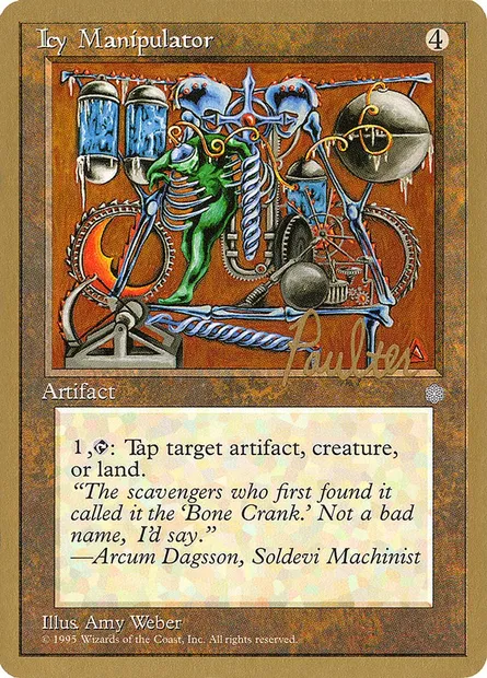 Icy Manipulator, Magic card PTC pp322 — Pro Tour Collector Set set