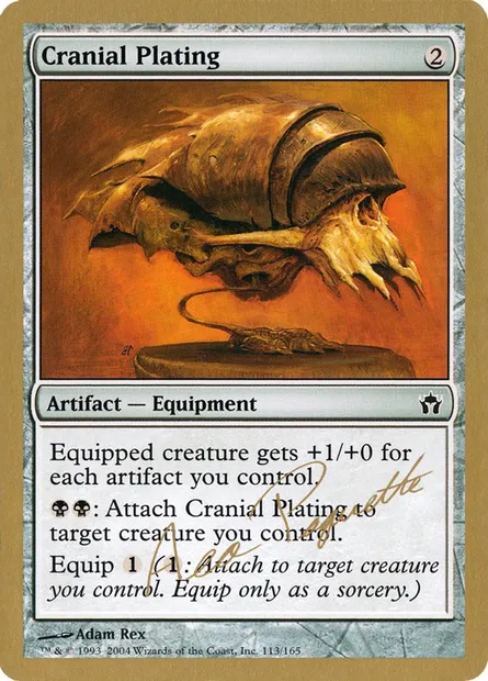 Blindage crânien, carte Magic WC04 ap113 — extension World Championship Decks 2004